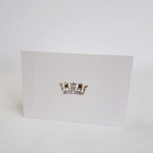 Naval Crown Notelet Cards